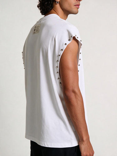 Canotta Echo Tank White Empty Studios