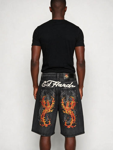 Ed Hardy Jeans Embroidered Angel