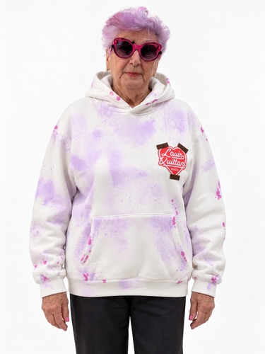Felpa Oversize Effetto Spruzzo – Vietato Fumare Store
