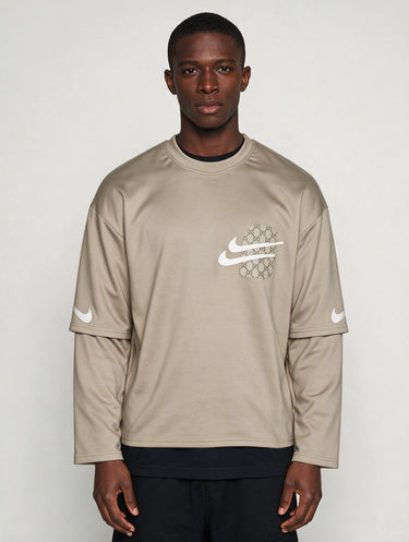 Longsleeve Sabbia Scuba Stampa Cartoon – Vietato Fumare Store