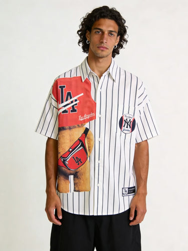 Camicia Baseball Stripes