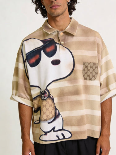 Polo Snoopy Beige