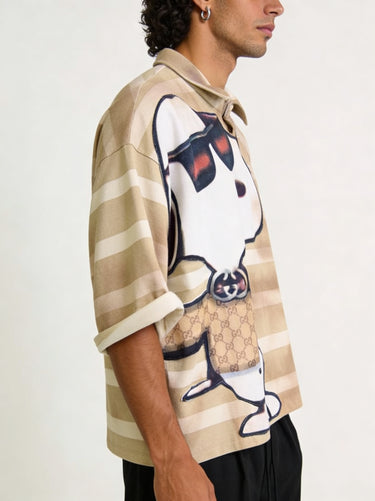 Polo Snoopy Beige