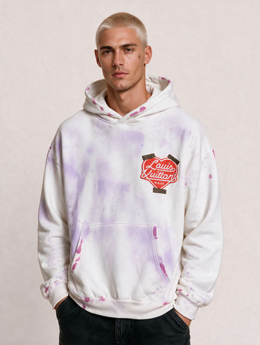 Felpa LV Oversize Spruzzo Giotto