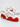 Sneaker Custom LV Bianca e Rossa con Lacci in Corda