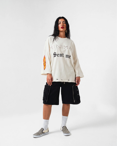 T-shirt Minimal stampata Soul Cream