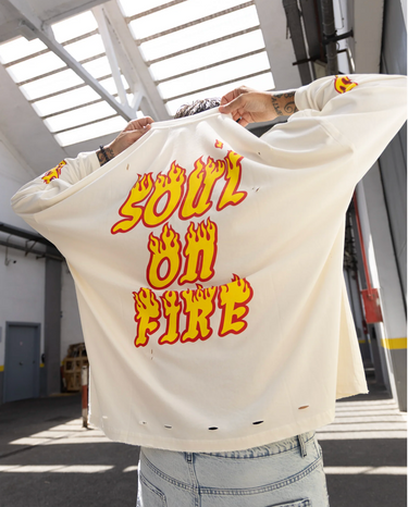 T-shirt Minimal stampata Soul Cream