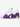 Sneaker Custom LV Bianca e Viola con Lacci in Corda
