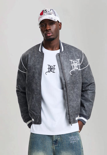 Bomber Ed Hardy Vintage Washed Grigio