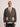 Cardigan GG Boxy Fit Fango Scuro Scritta Corsivo
