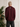 Cardigan Oversize Bordeaux con Toppa – foto 2