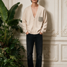 Cardigan Oversize Beige con Taschino – Vietato Fumare Store