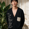Cardigan Oversize Nero con Taschino – Vietato Fumare Store