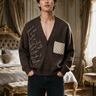 Cardigan Oversize Marrone con Taschino – Vietato Fumare Store