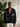 Cardigan Oversize Nero con Toppa – Vietato Fumare Store