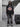 Felpa Black Island Nera Racing Club con Cappuccio e Strass