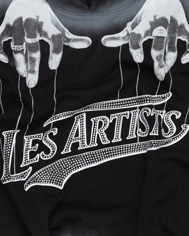 Felpa Boxy Fit Les Artists Hands – foto 4