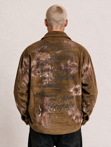 Giacca Camicia LV Velluto Lavaggio Yamamoto Oversize