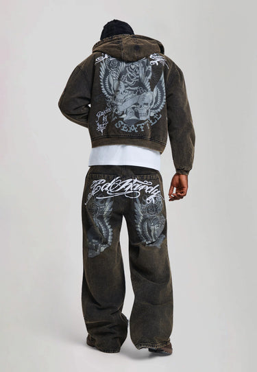 Giacca Ed Hardy Canvas Washed – foto 3