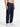Jeans Blu Denim Naturale con Cuciture a Contrasto, Vestibilità Regolare