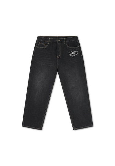 Jeans Relaxed Ed Hardy Flying Skull Nero – foto 4