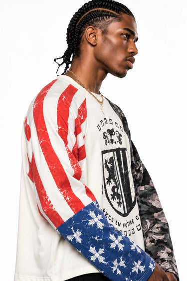 Longsleeve Black Circus American Print Bianca