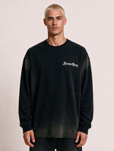 Longsleeve Oversize Art Super Money - Logo & Labbra