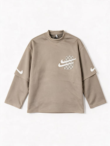 Longsleeve Sabbia Scuba Stampa Cartoon – foto 3