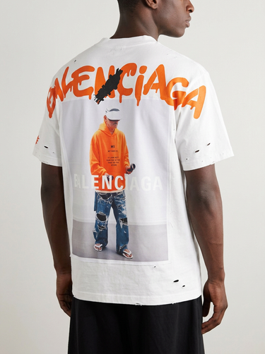 T-Shirt Drip Vintage Orange