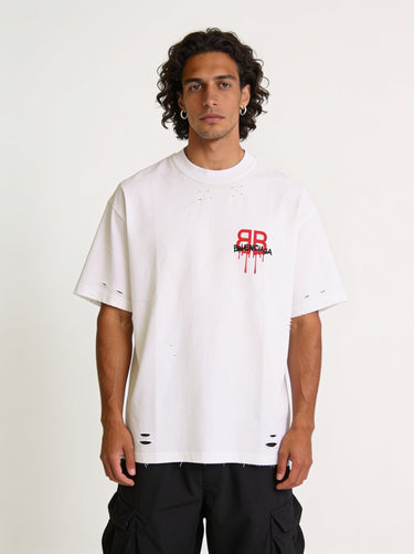 T-Shirt Poppies White