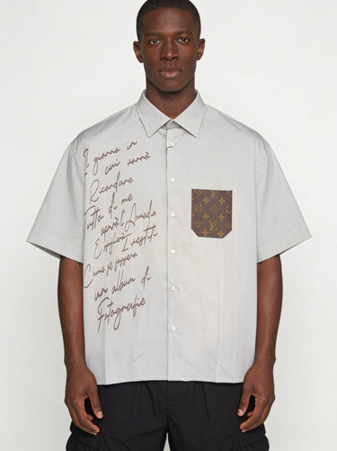 Camicia Words Beige - Vietato Fumare
