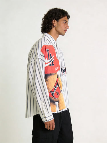 Camicia Baseball Stripes