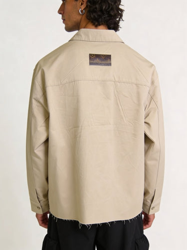 Camicia Sabbia Monogram Patch