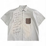 Camicia Words Beige - Vietato Fumare