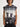 Canotta Oversize Tartan Bianco e Nero Stampa Dobermann