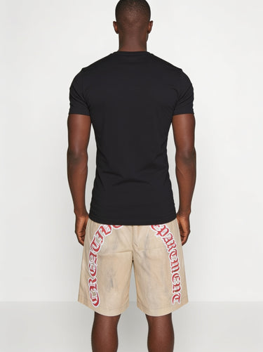 Bermuda Cargo Beige con Toppe "Creative Department"