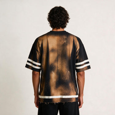 T-Shirt Football BB Woman Marrone