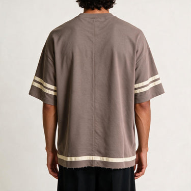 T-Shirt Football BB Woman Marrone