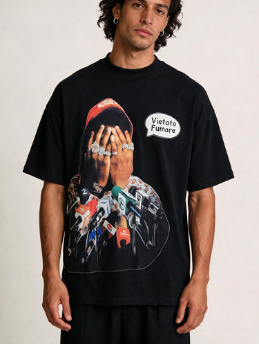 T-Shirt Custom Stars microphone