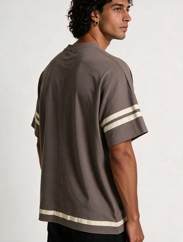 T-Shirt Football BB Woman Marrone