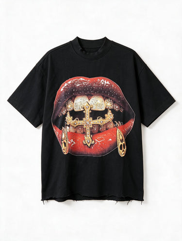 T-Shirt Custom Mouth Drip
