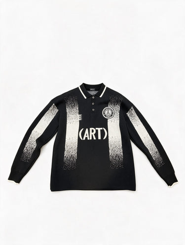 Polo Les Artists Football Nera Manica Lunga – foto 4
