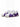 Sneaker Custom LV Bianca e Viola con Lacci in Corda, paio vista laterale – Vietato Fumare Store