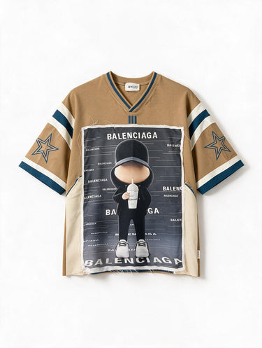 T-Shirt Football BB Cartoon Sabbia