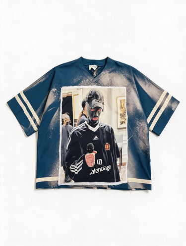 T-Shirt Football BB Mask Blue